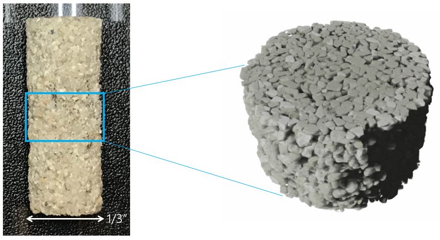 Sandstone Grain Size Analysis by X-ray CT
