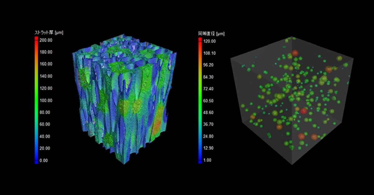 高分解能3DX線顕微鏡による樹脂中の空隙の解析